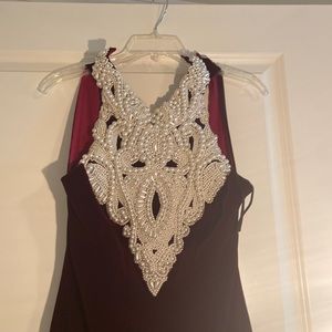 Caché Velvet Formal Gown